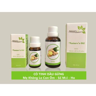 Tinh dầu gừng nguyên chất 10ml - Viện KHCN Việt Nam