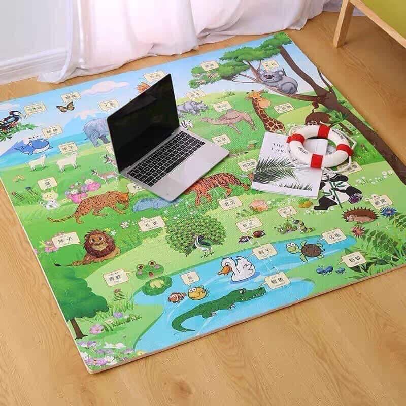 Thảm xốp ghép sàn hoạt hình