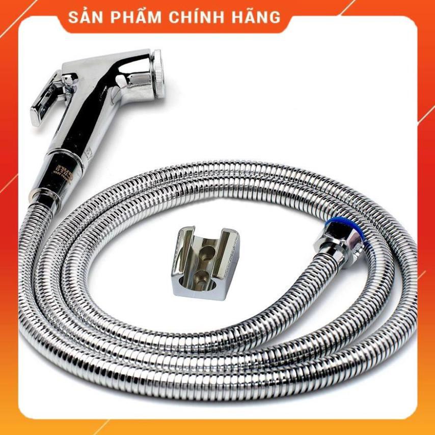 (FREESHP) Bộ vòi xịt vệ sinh cao cấp nhưạ cao cấp ABS xi mạ sáng bóng, sang trong. Bảo hành 01 năm