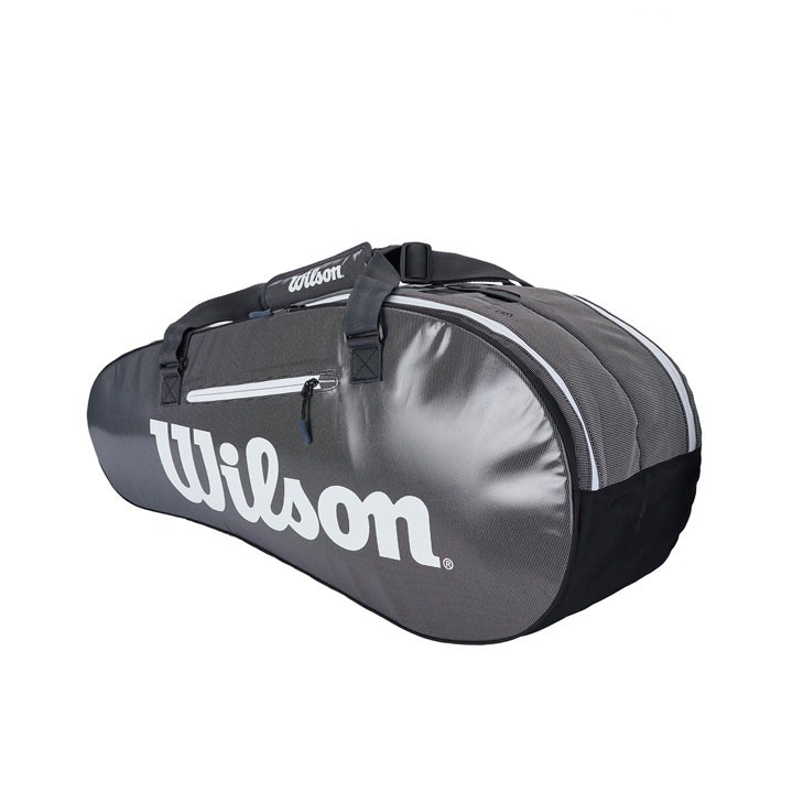 Túi Đựng Vợt Tennis Wilson Super Tour 2 Black 6 Pack 2019