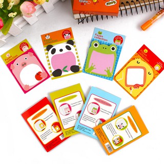 Giấy Ghi Chú Tự Dính Hình Động Vật Ngẫu Nhiên