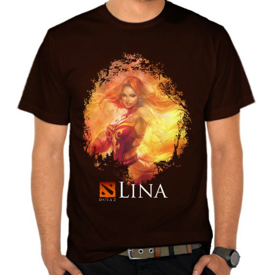 Áo Thun Họa Tiết Dota 2 - Lina 1 (nmgy5)