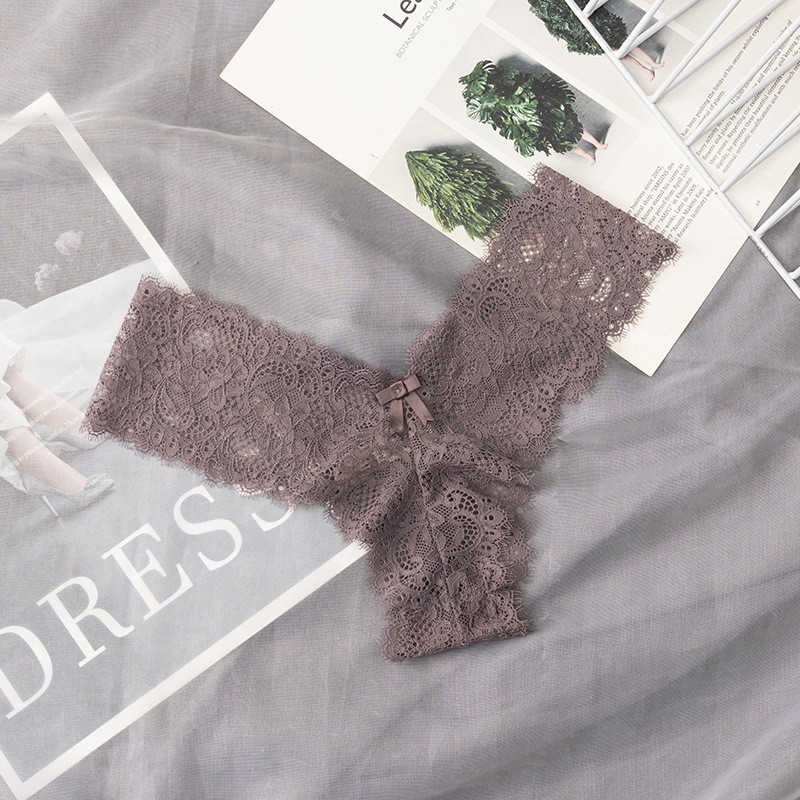 Quần lót nữ lọt khe chữ Y cao cấp sexy Cotton, ren Lolita quyến rũ gợi cảm thoáng khí size (35-55kg) M23 | BigBuy360 - bigbuy360.vn