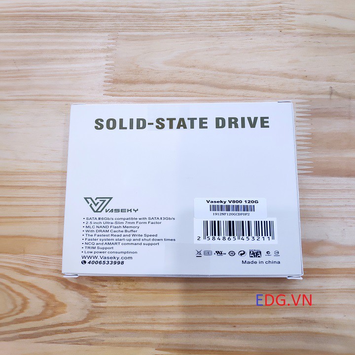 Ổ cứng SSD Vaseky V800 120GB mới bảo hành 36 tháng | BigBuy360 - bigbuy360.vn