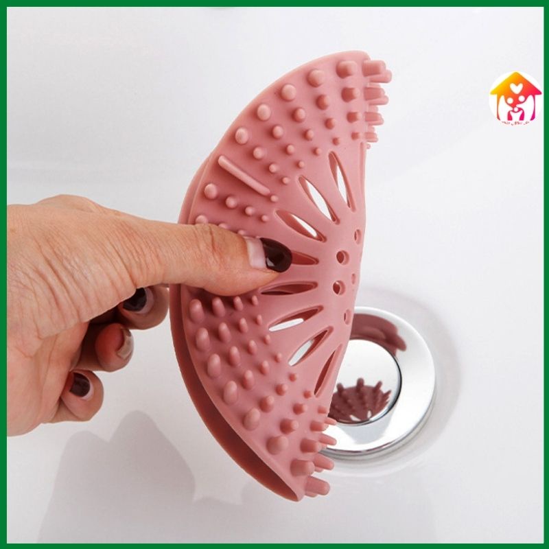 Miếng chặn tóc silicon chống tắc nghẽn ống cống thoát nước-Nắp đậy cống thoát nước nhà tắm,chậu rửa