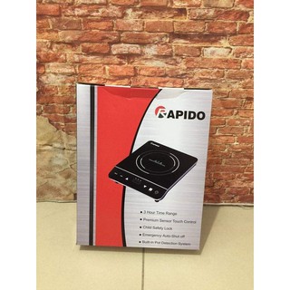 [ Hàng Chính Hãng – Bảo Hành 12 Tháng ] Bếp Từ Đơn Rapido Model RI2000ES