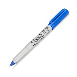 Bút dạ kim mọi chất liệu Sharpie Ultra Fine-blue