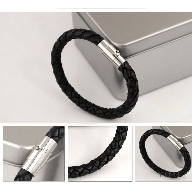 💞Yimi💞Vòng Tay Da Nhiều Sợi Phong Cách Hàn Quốc Cho Nam Và Nữ | BigBuy360 - bigbuy360.vn