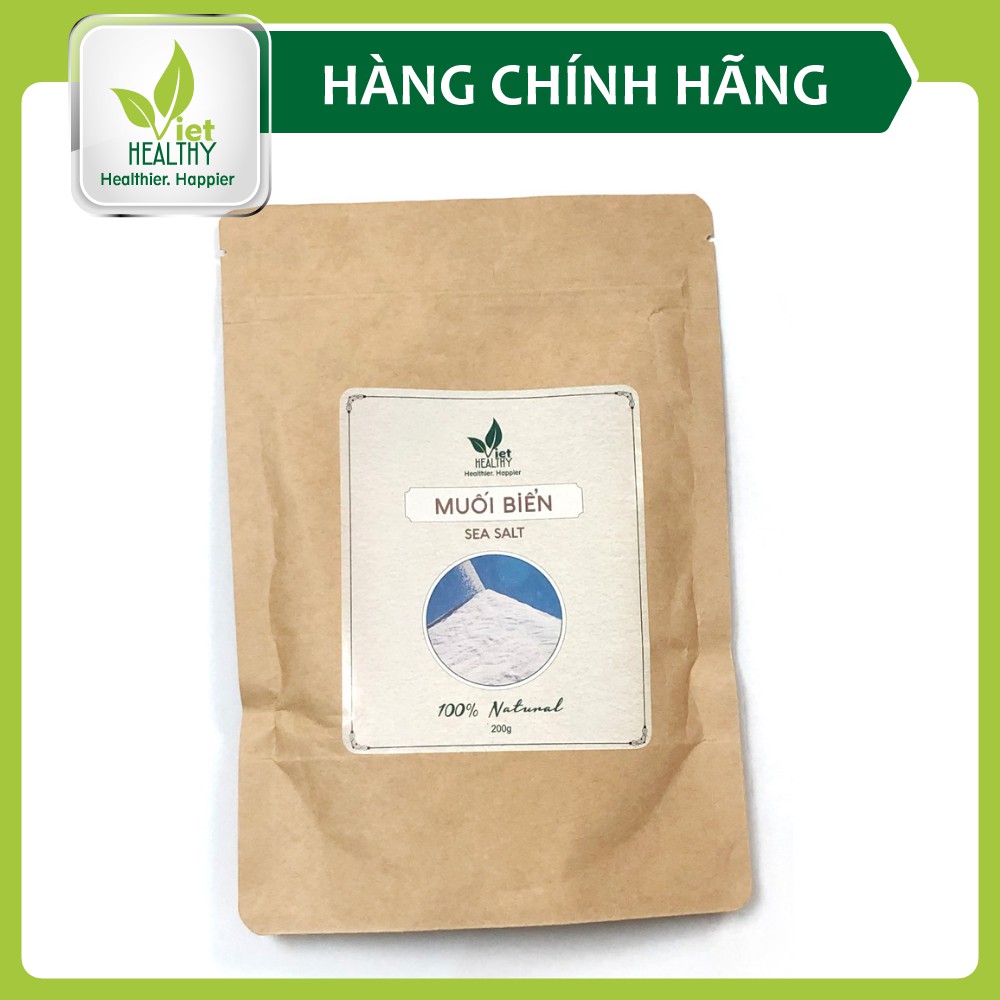 Muối biển tinh khiết Viethealthy 200g | BigBuy360 - bigbuy360.vn