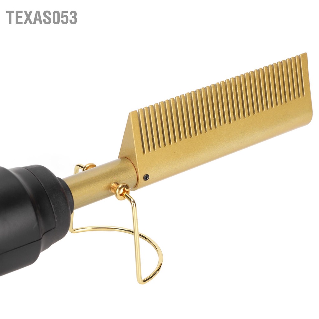 [Hàng Sẵn] Lược Điện Chải Tóc Tạo Kiểu Chuyên Nghiệp Duỗi Thẳng Tóc 2 Trong 1 US Plug 100V‑240V【Texas053】