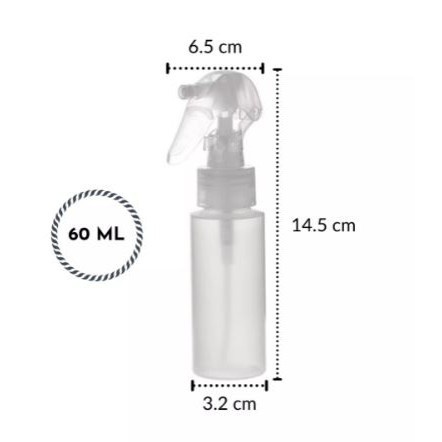 Bình xịt nước rửa tay dung tích 60ml an toàn tiện dụng