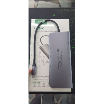 Bộ chuyển type C 3.0 to 10 cổng all in one Ugreen 80133 chính hãng.