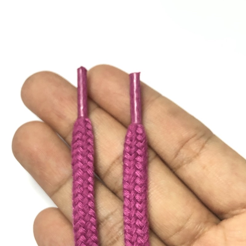 Dây giày cotton 5mm dài 1m4 mịn đẹp chất lượng, có thể làm dây luồn quần, balo, túi rút