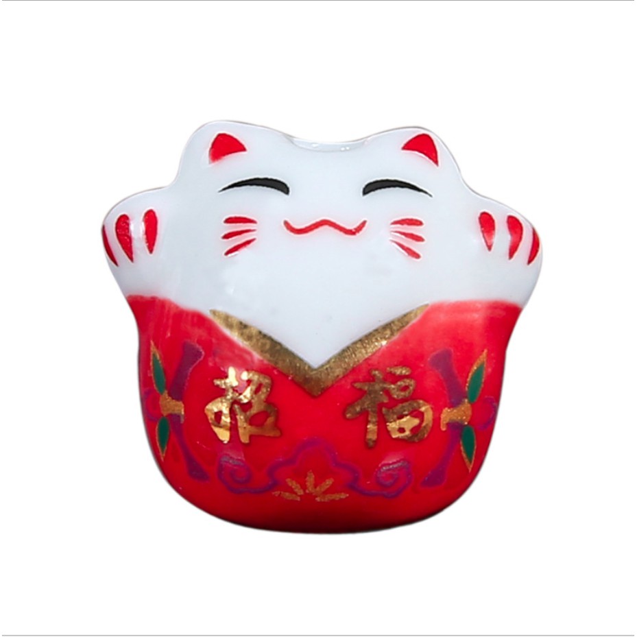 Vòng tay mèo gốm sứ maneki neko nhật bản may mắn