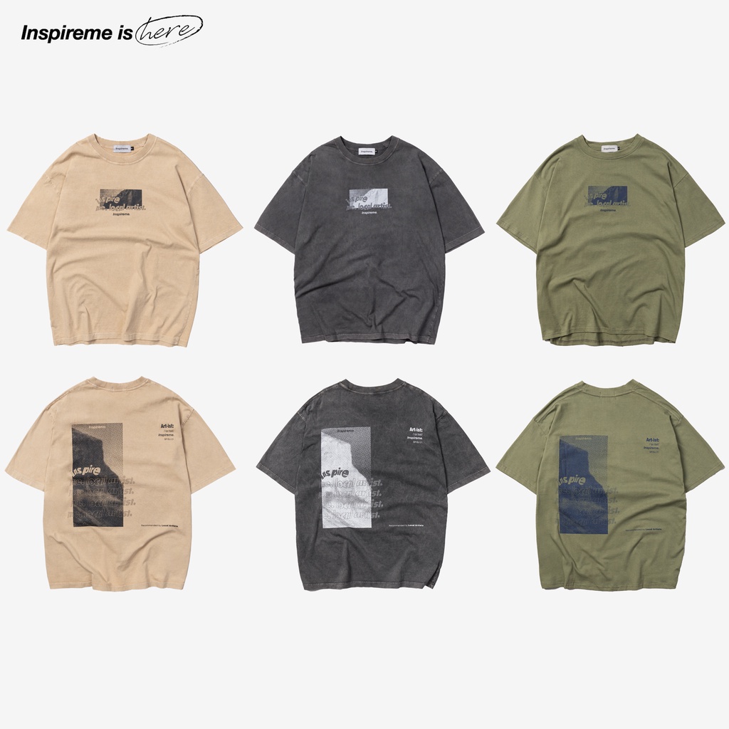 Áo Thun ISME  Trame Print Premium Local Artist Form Rộng Unisex