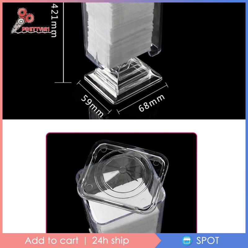 [Prettyia1] Hộp Bông Tẩy Trang / Giá Đỡ Bông Tẩy Trang / Hộp Đựng