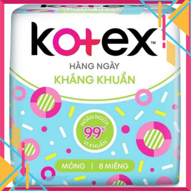 Lô 8 gói BVS Kotex hằng ngày - 8 miếng