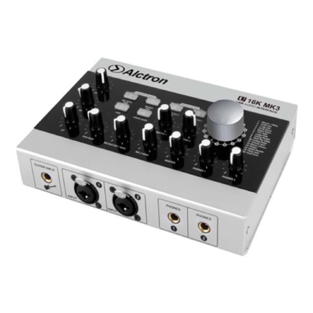 Sound card U16K MK3 hay Sound card USB Alctron U16K MKIII tích hợp nguồn 48V dùng cho tất cả các dong mic thu âm ♥️♥️