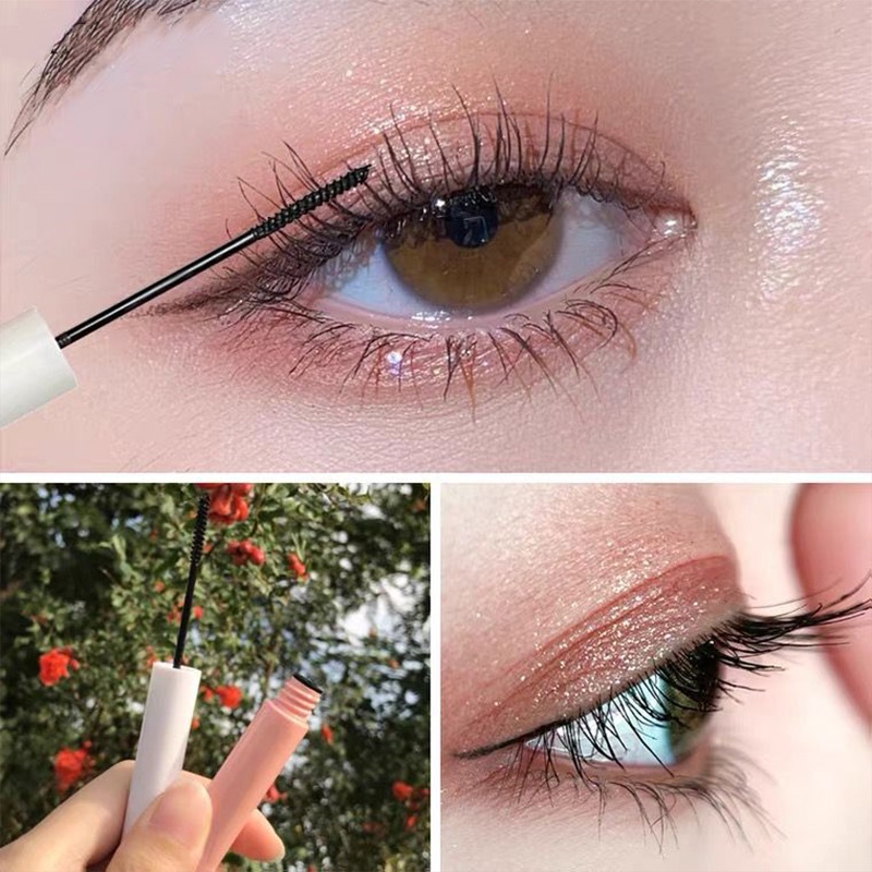 Mascara chải cong và dày lông mi RIPE GIRL tự nhiên chống thấm nước và mồ hôi không dễ bị lem/ Tấm khuôn kẻ lông mày