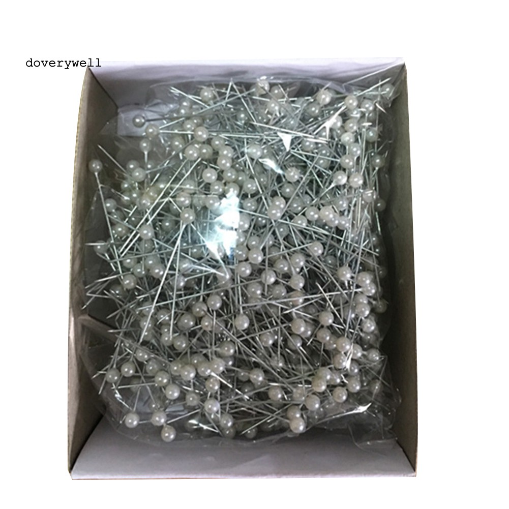 Set 800 Kim Ghim Đính Ngọc Trai Giả Lấp Lánh Dùng Cho May Vá
