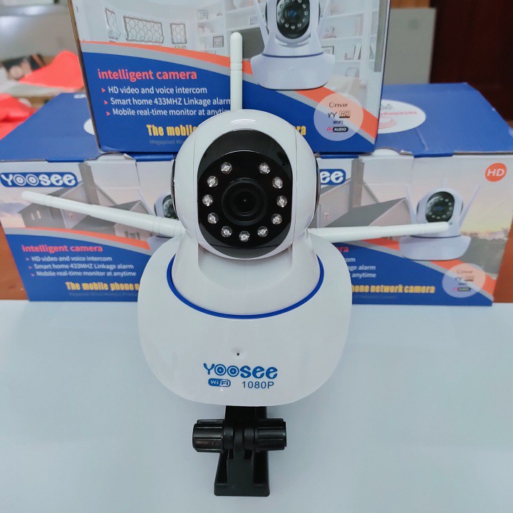 [RẺ NHẤT SÀN] CAMERA YOOSEE 3 ANTEN XOAY 360 ĐỘ IP WIFI 2.0MPX FHD 1080P SIÊU NÉT | WebRaoVat - webraovat.net.vn