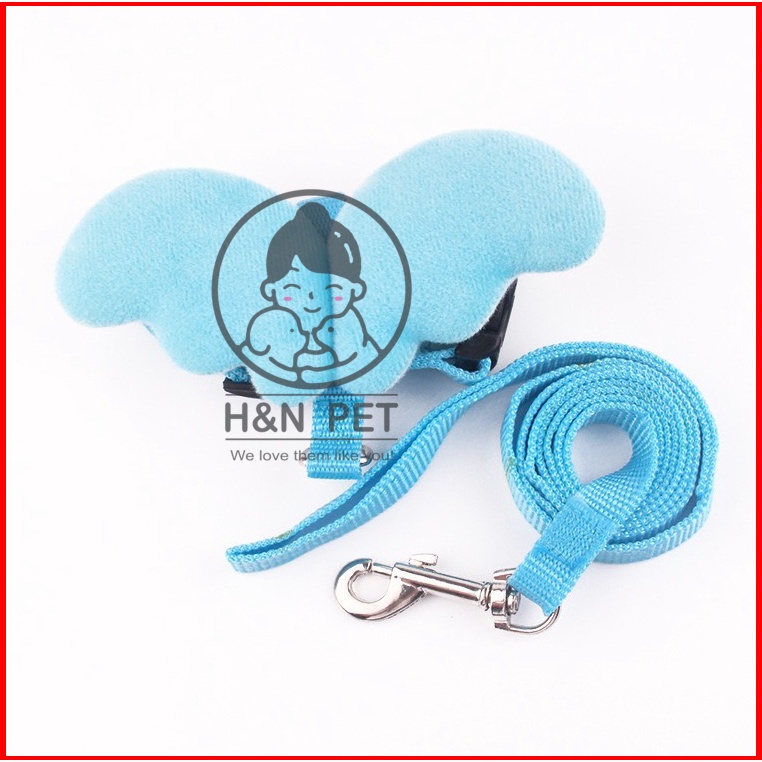 Dây Dắt Hình Đôi Cánh Thiên Thần Cho Thú Cưng Chó Mèo Dưới 5kg  H&amp;N PET