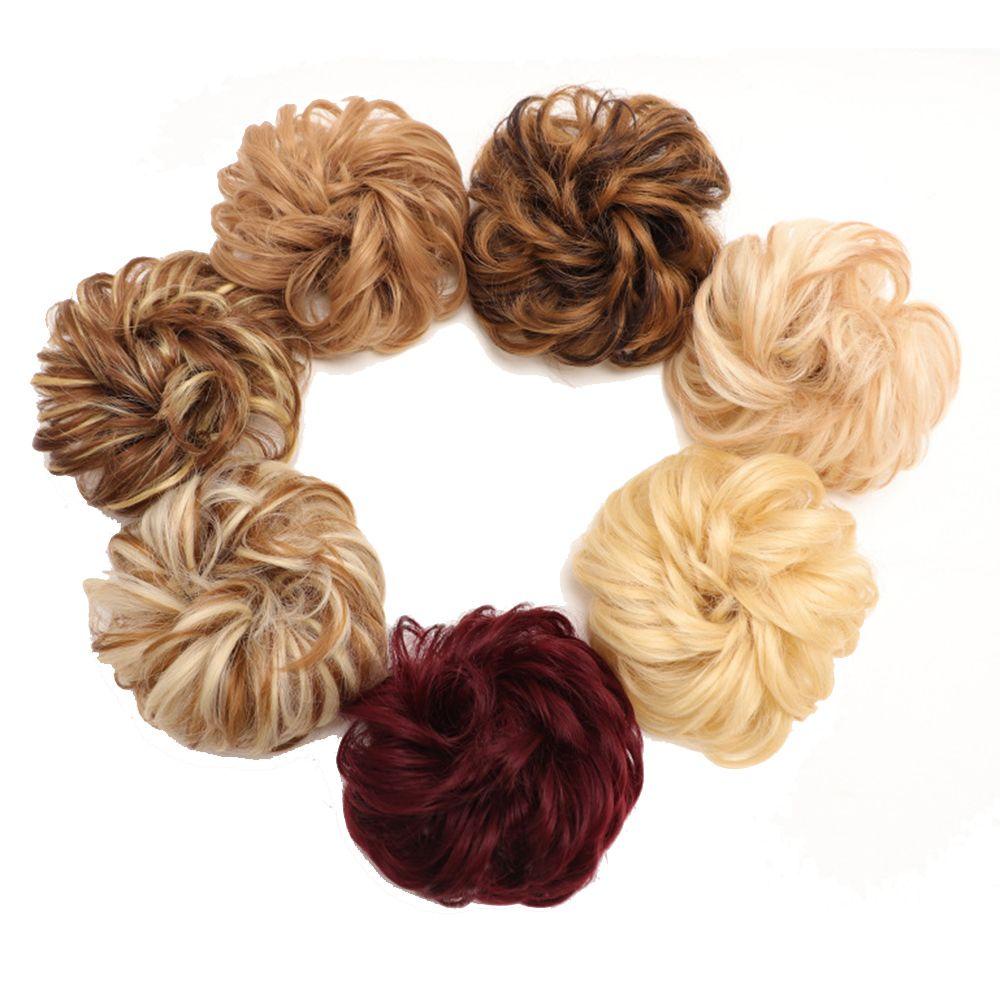 Búi Tóc Giả Xoăn Co Giãn Dành Cho Nữ