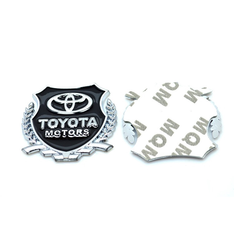 Miếng Dán Logo 3d Cho Xe Hơi Toyota (mua 1 Tặng 1 Tặng 1)