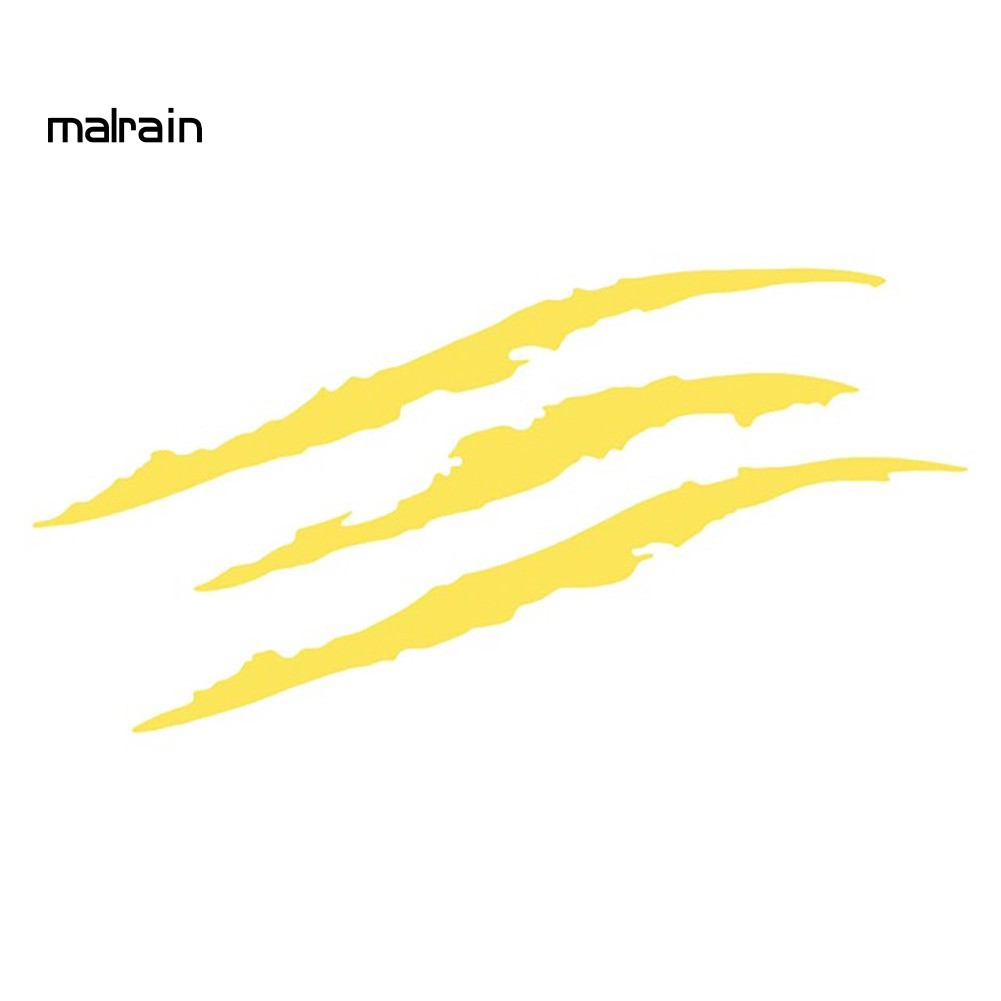 Sticker phản quang trang trí đèn pha xe hơi hình móng vuốt độc đáo