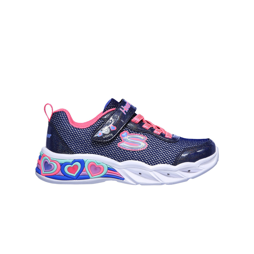 Giày Bé Gái Skechers Sweetheart Lights - 302304L-NVMT