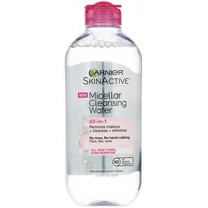 TẨY TRANG Garnier, SkinActive, Micellar Cleansing Water, All-in-1 Makeup Remover, All Skin Types, 13.5 fl oz (400 ml)