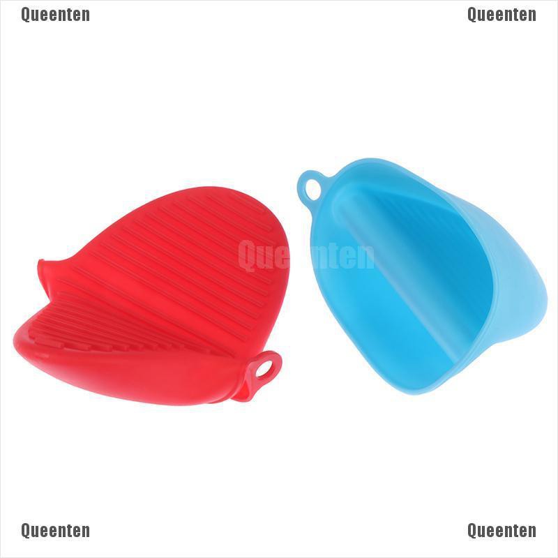 ★Queen 1PC Anti-scald Silicone Insulated Heat Pot Glove Microwave Oven  Hot Plate Clip