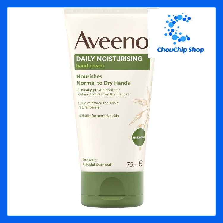 Kem dưỡng da tay Aveeno Daily Moisturising Hand Cream 75 ml – Găng tay bảo vệ tay thường xuyên