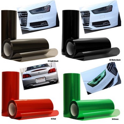 Phim titan decal  7 màu dán đèn xe xe máy hơi ô tô hàng cao cấp đi sương mù cho Toyota Vios Innova Huyndai Accent