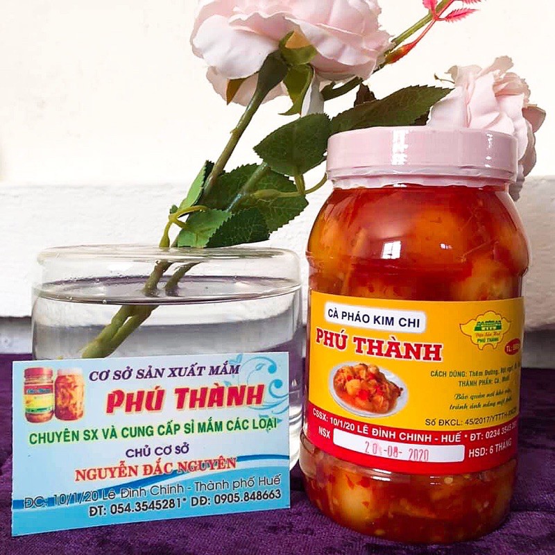 Mắm Cà Pháo Kim Chi Phú Thành 500g - Đặc sản Huế