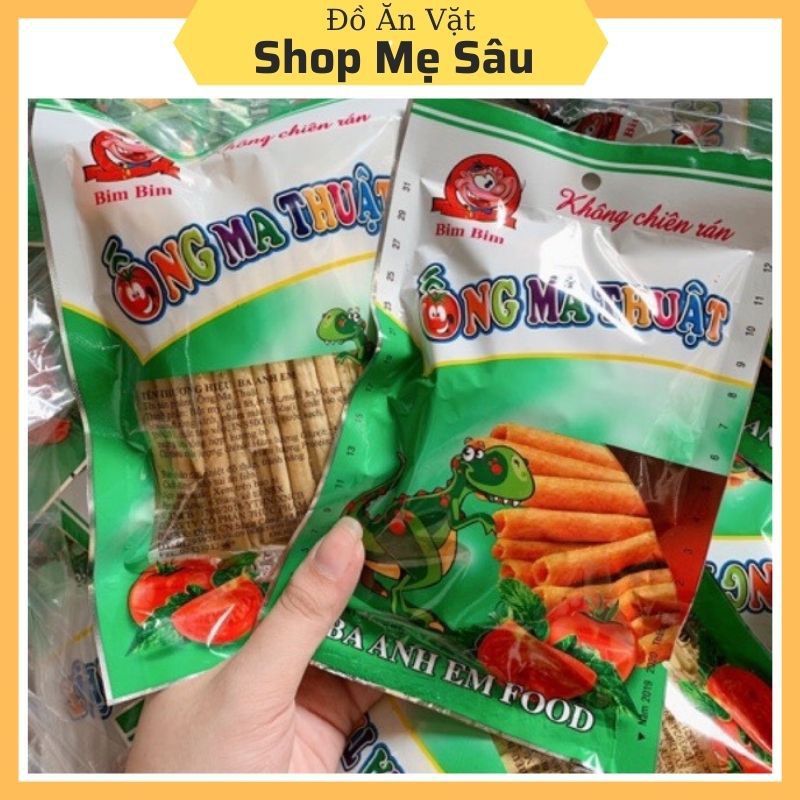 Snack Ống Ma Thuật 💖 FREESHIP 💖 Snack Tăm Ống Ma Thuật Giòn Ngon