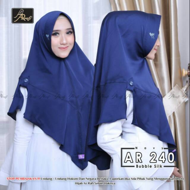 Ar Rafi Store Rafi Store Ar 240 Khimar Kancing Ar Rafi Store