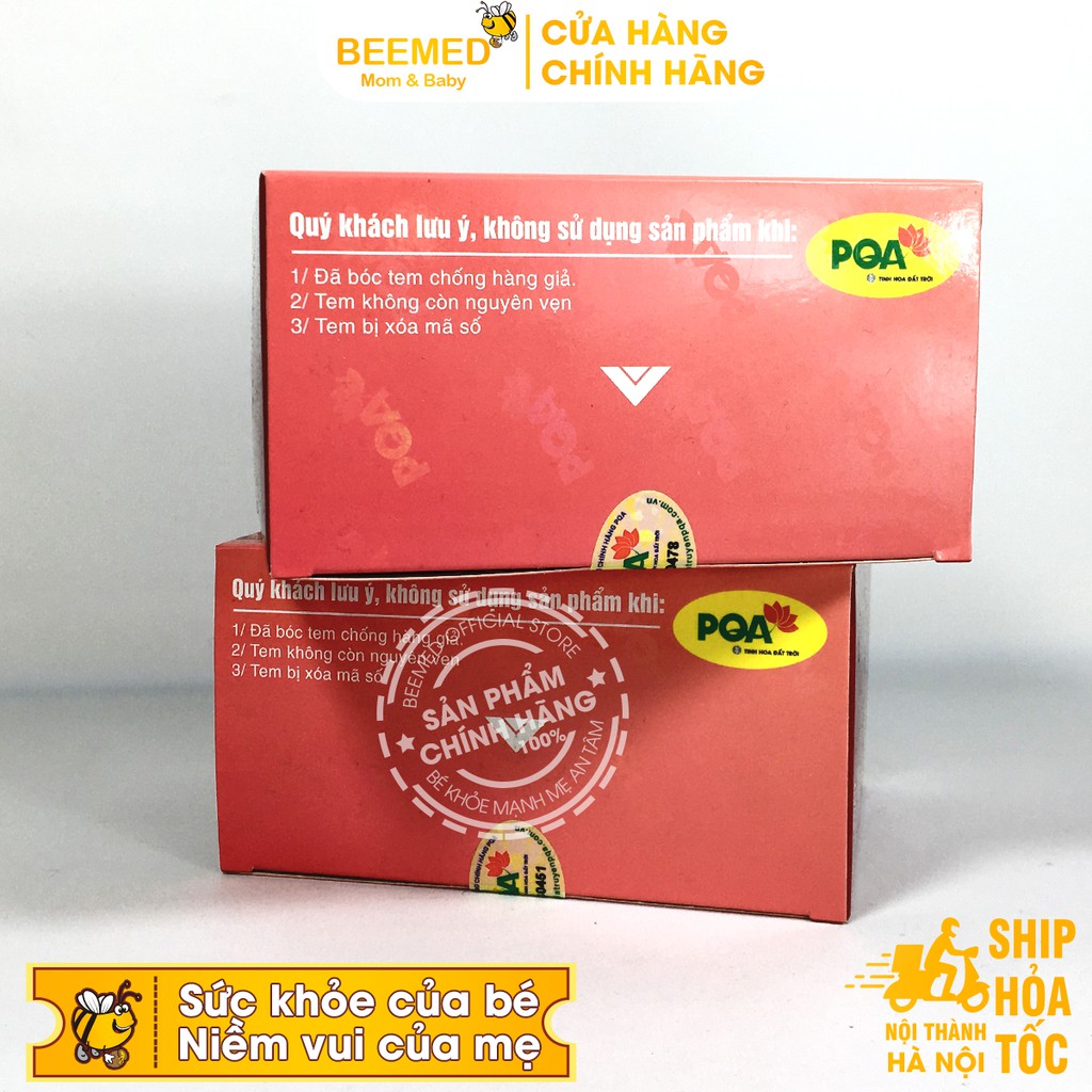 Cốm lợi sữa PQA Hộp 20 gói từ thảo dược - tăng tiết sữa cho mẹ sau sinh