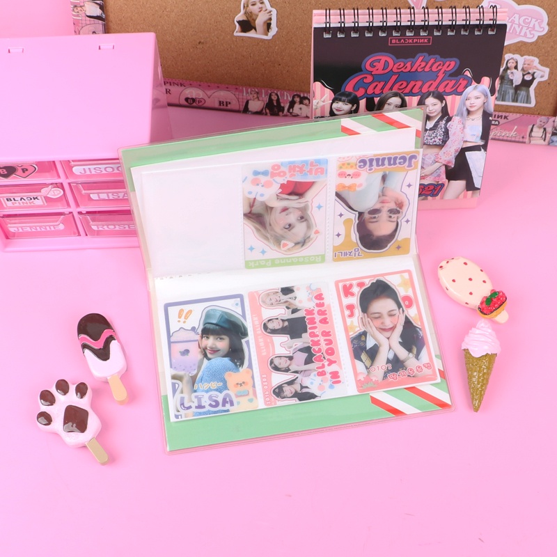 Thẻ hình Blackpink Lisa Rosé Jennie Jisoo trong suốt dùng trang trí