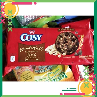 Bánh quy hạt socola yến mạch cosy gói 163g