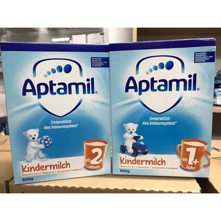 Sữa bột Aptamil 1+ Đức - hộp 600g (dành cho trẻ từ 1 tuổi trở lên)
