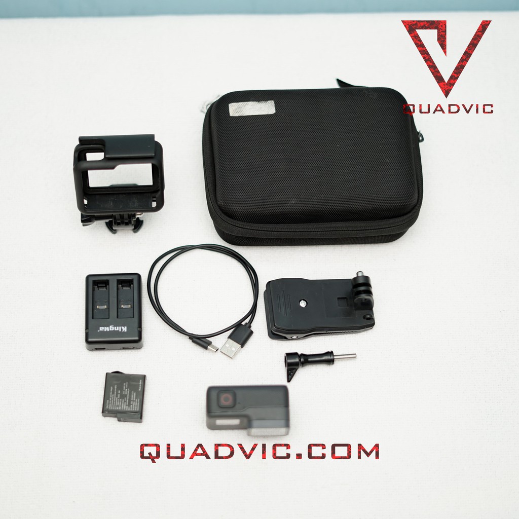 Combo máy quay action camera Gopro 5 hero 5 black + thẻ nhớ 32GB +bộ phụ kiện NZ00004 QUADVIC | BigBuy360 - bigbuy360.vn