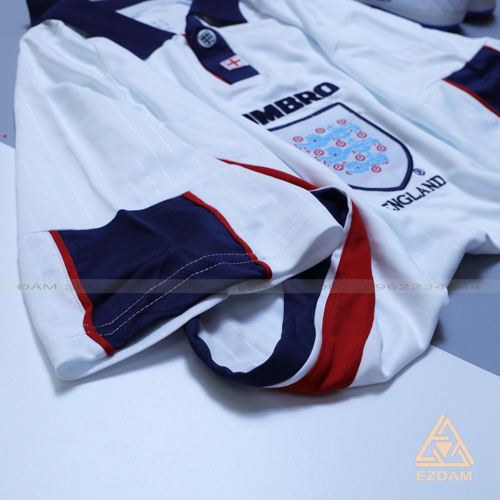 Bộ áo đá bóng đá banh đội tuyển Anh bản UMBRO CAO CẤP 2021-Áo đá bóng đẹp-Hàng thái xịn_QL-14