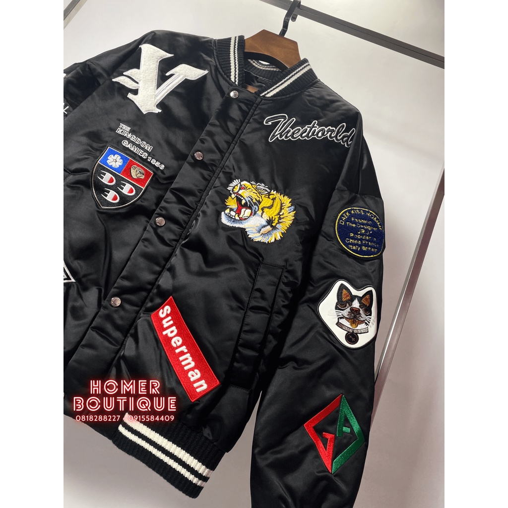 Áo bomber khoác Gucci