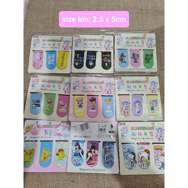 Đánh dấu sách nam châm size lớn 5 x 2.5cm-Megnetic Bookmark