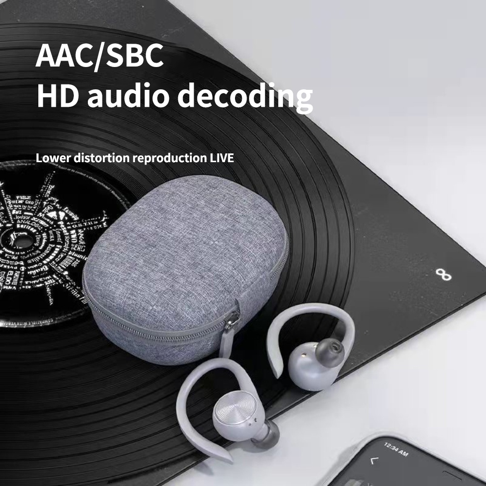 Tai nghe bluetooth không dây thể thao chống nước IPX5 kèm mic cho điện thoại