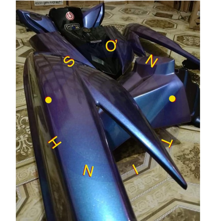 Sơn xịt Samurai màu 3D Khameleon - T600 (300ml) (cần sơn trên nền màu Đen Mờ)