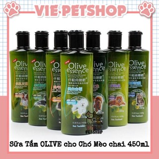 Sữa Tắm OLIVE ESSENCE Cho Chó Mèo chai 450ml | Vie PETSHOP