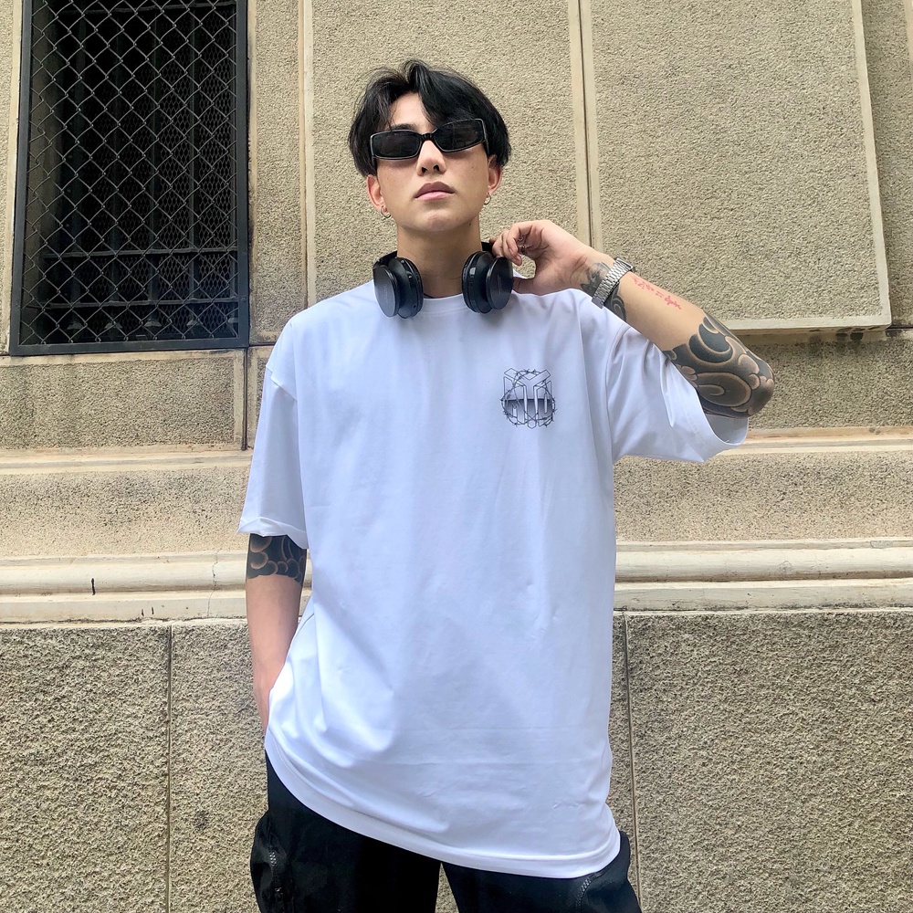 Áo Phông Nam Đẹp MYO Vải Cotton In Hình Barbed Wire