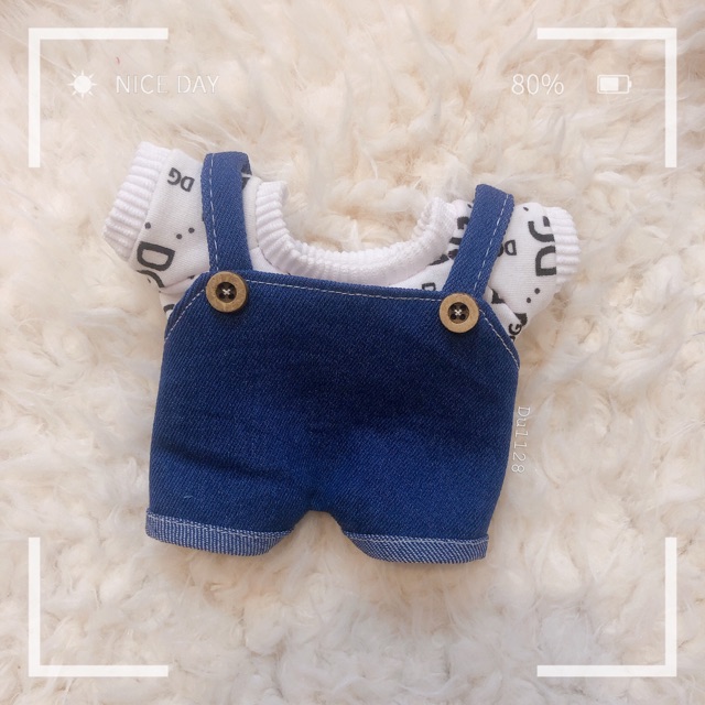 [Ord] Set yếm jean nhạt